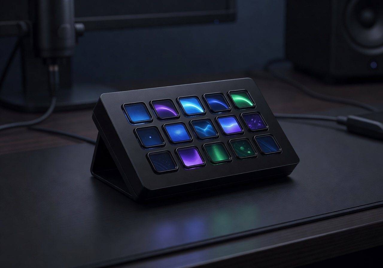 Elgato Stream Deck Neo streaming controller device